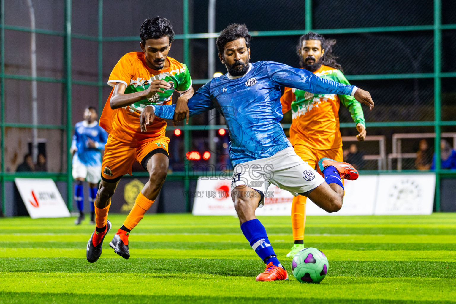 UNF vs Holiday SC in Day 8 of BG Futsal Challenge 2024 was held on Tuesday, 19th March 2024, in Male', Maldives Photos: Nausham Waheed / images.mv