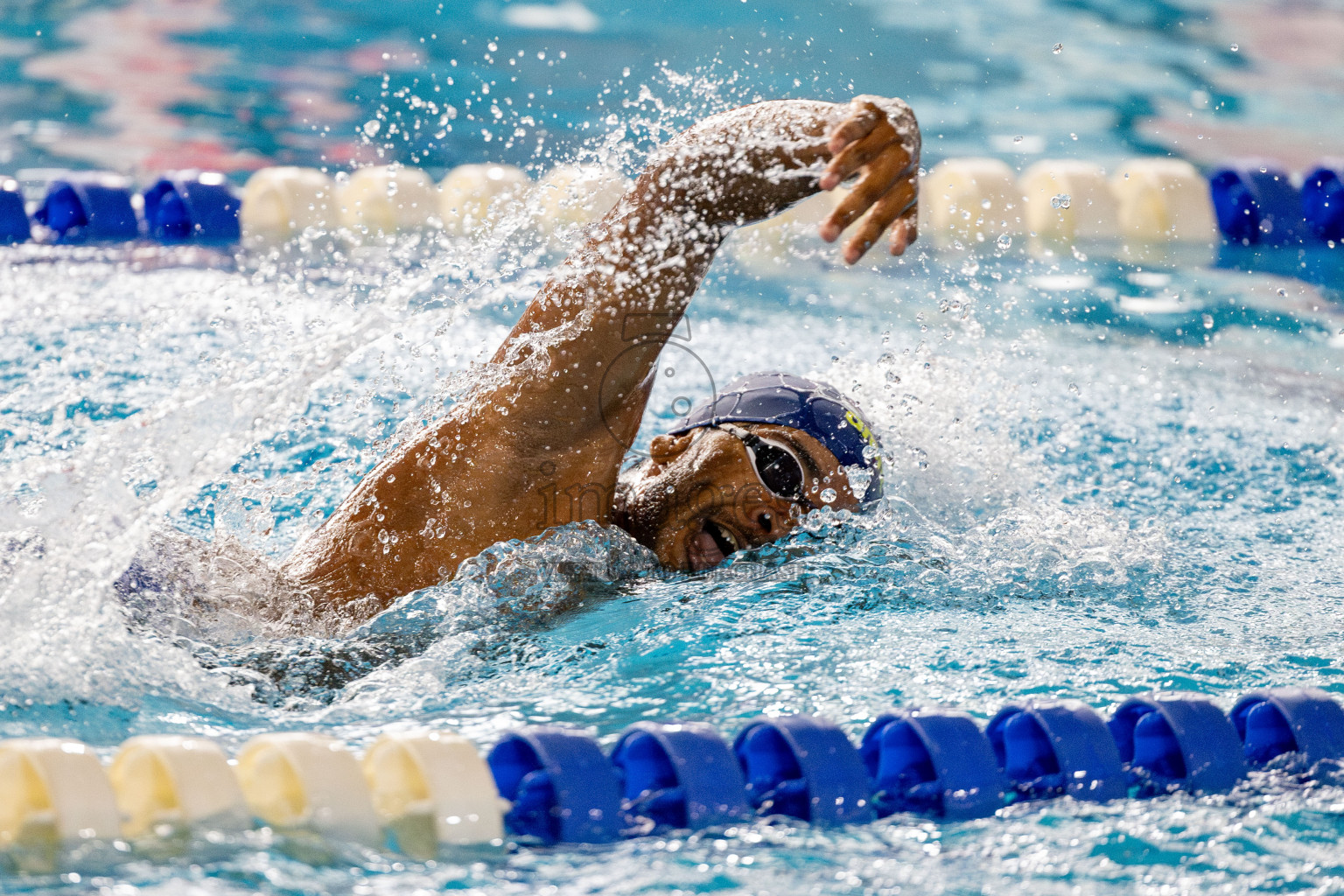 Day 4 of National Swimming Competition 2024 held in Hulhumale', Maldives on Monday, 16th December 2024. 
Photos: Hassan Simah / images.mv