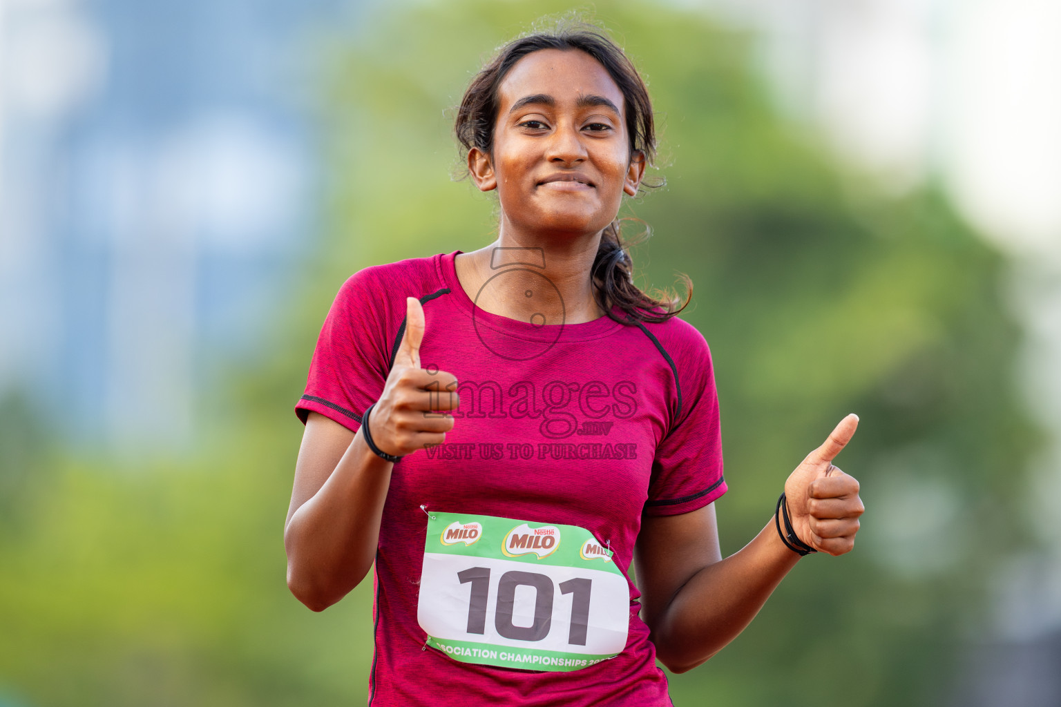 Day 2 of 12th Milo Association Championships was held in Ekuveni Track at Male', Maldives on Friday, 25th April 2025. Photos: Ismail Thoriq / images.mv
