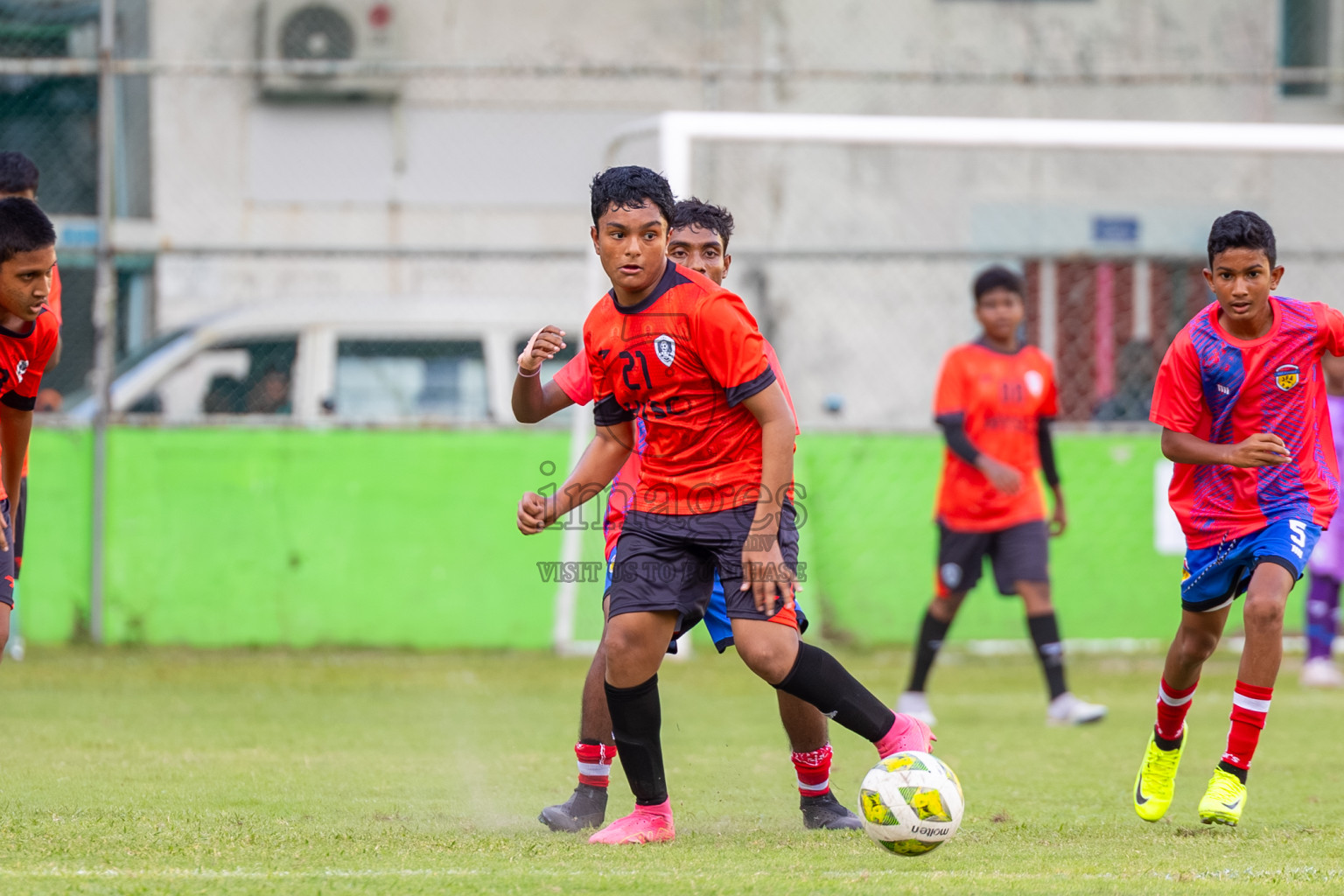 Day 1 of MILO Academy Championship 2025 (U14) was held on Thursday, 30th October 2025 at Henveiru Football Grounds, Male', Maldives . 
Photos: Ismail Thoriq / images.mv