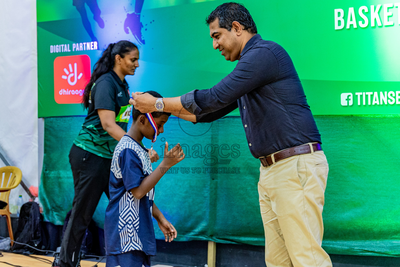 Day 3 of Milo 5 x 5 Junior Challenge 2025 - Basketball tournament held in Basketball Training Center, Male', Maldives on Saturday, 11th October 2025. Photos by: Nausham Waheed, Areef Adam / Images.mv