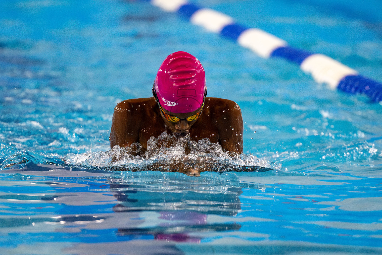 20th Inter-school Swimming Competition 2024 held in Hulhumale', Maldives on Monday, 14th October 2024. 
Photos: Hassan Simah / images.mv