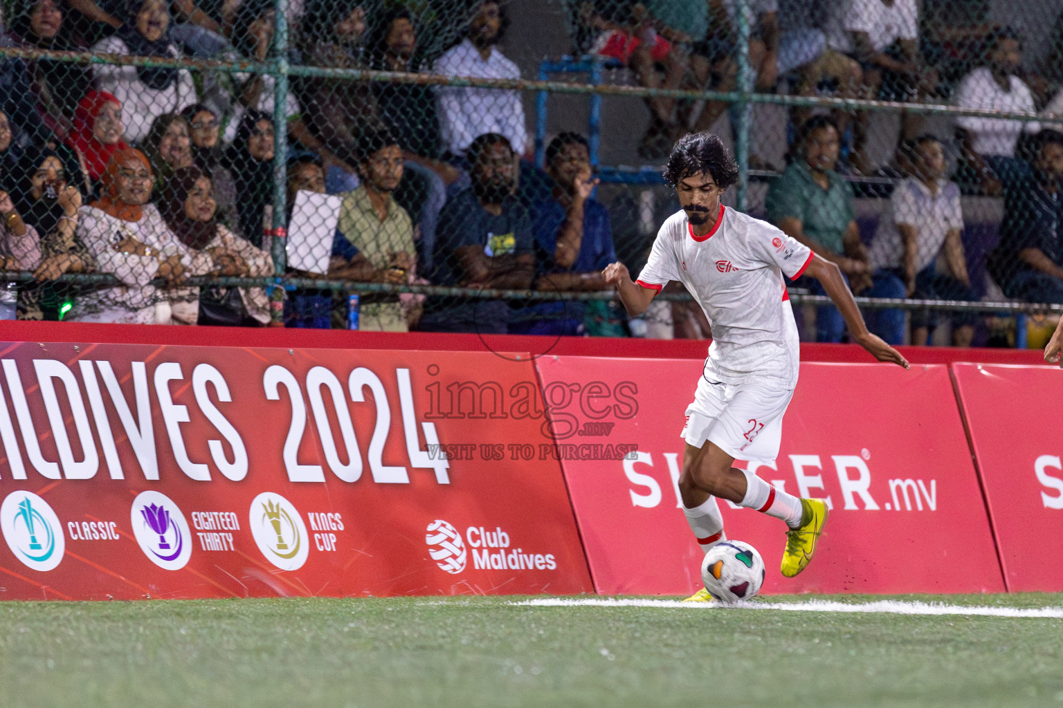 Team Allied vs Club Aasandha in Club Maldives Cup 2024 held in Rehendi Futsal Ground, Hulhumale', Maldives on Monday, 23rd September 2024. 
Photos: Mohamed Mahfooz Moosa / images.mv