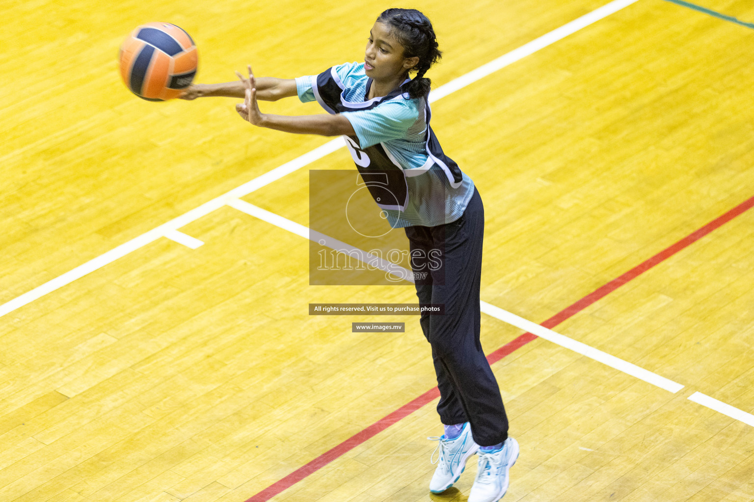 Final of 24th Interschool Netball Tournament 2023 was held in Social Center, Male', Maldives on 7th November 2023. Photos: Nausham Waheed / images.mv