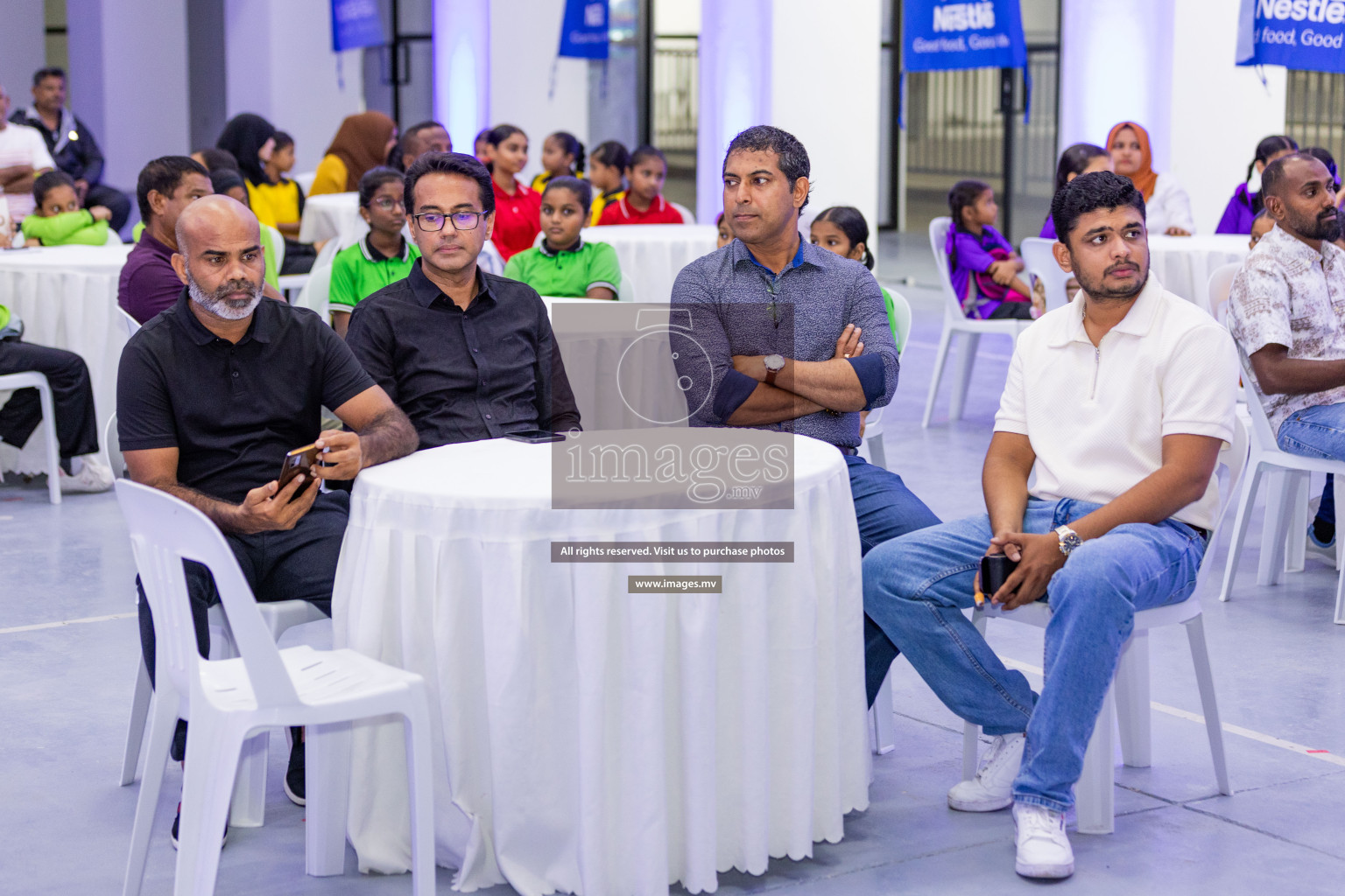 Draw Ceremony of Nestle' Kids Netball Fiesta 2023 held in Salaahudheen School, Hulhumale', Maldives on Monday, 27th November 2023