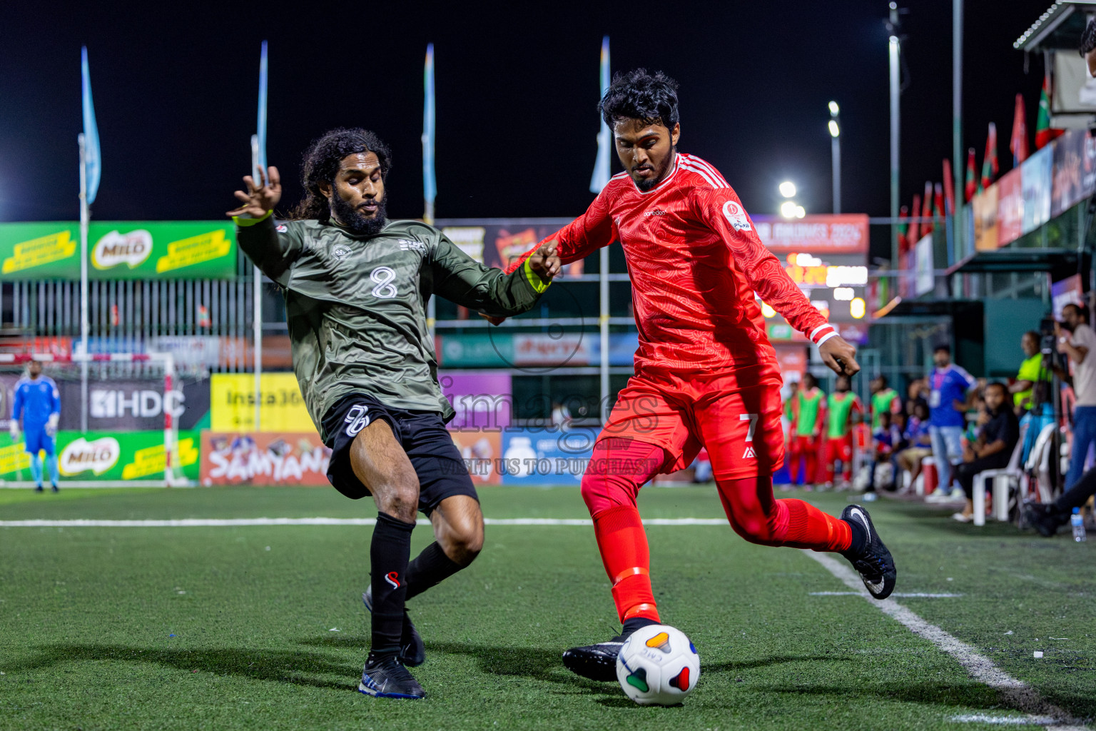 Ooredoo Maldives vs Fahi Rc in Club Maldives Cup 2024 held in Rehendi Futsal Ground, Hulhumale', Maldives on Tuesday, 25th September 2024. Photos: Nausham Waheed/ images.mv