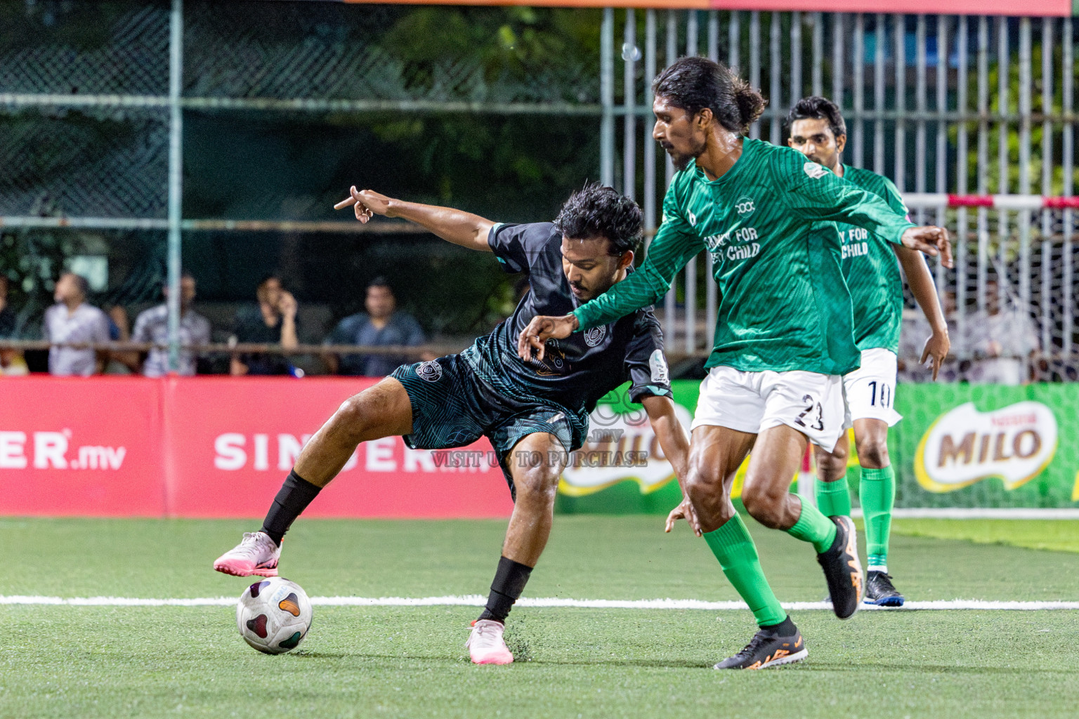 SDFC VS TEAM BADHAHI in Club Maldives Classic 2024 held in Rehendi Futsal Ground, Hulhumale', Maldives on Monday, 9th September 2024. Photos: Nausham Waheed / images.mv