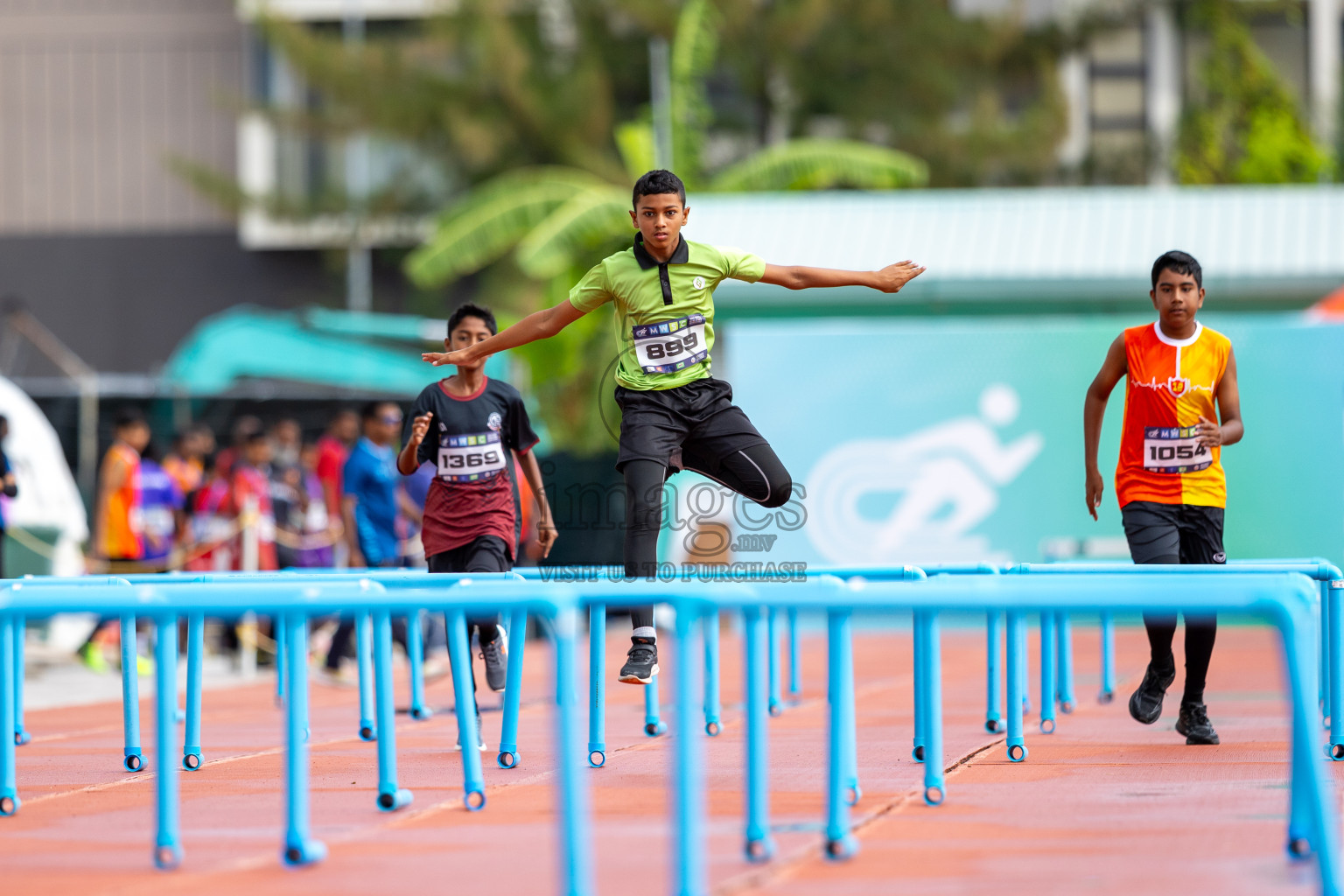 Day 2 of MWSC Interschool Athletics Championships 2024 held in Hulhumale Running Track, Hulhumale, Maldives on Sunday, 10th November 2024.
Photos by: Ismail Thoriq / Images.mv