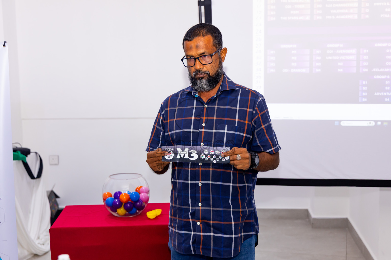 Draw Ceremony of Kids 7s Weekend U10 & U12 was held at Hotel Flora in Male', Maldives on Sunday, 3rd August 2025. Photos: Nausham Waheed / images.mv