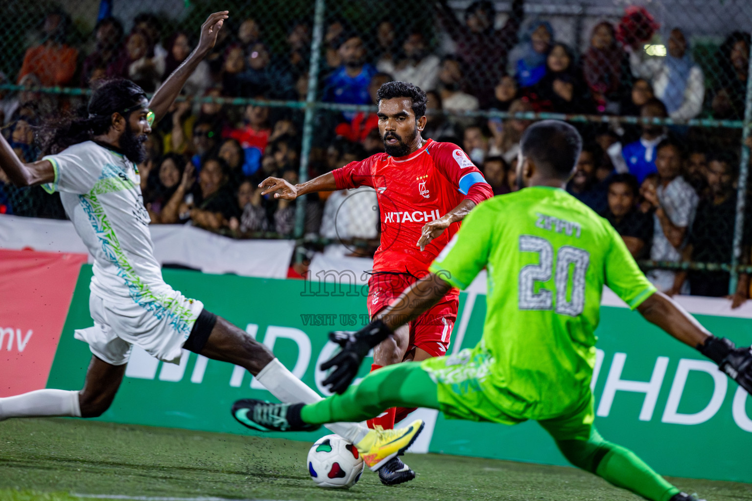 STO RC vs Club WAMCO in Round of 16 of Club Maldives Cup 2024 held in Rehendi Futsal Ground, Hulhumale', Maldives on Monday, 7th October 2024. Photos: Nausham Waheed / images.mv