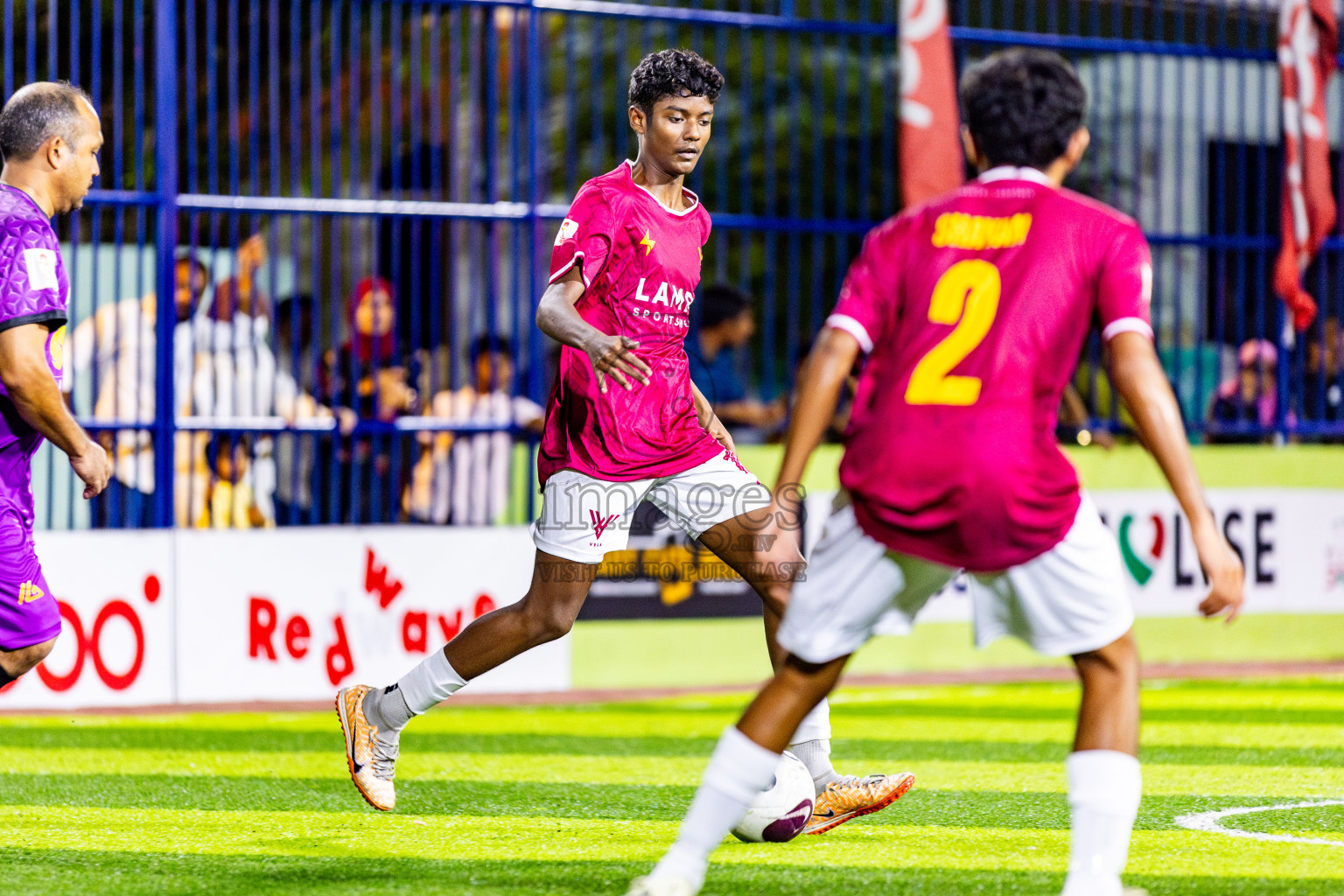 V Vela vs Cable Brothers in Day 5 of Eydhafushi Futsal Cup 2024 was held on Friday, 12th April 2024, in B Eydhafushi, Maldives Photos: Nausham Waheed / images.mv