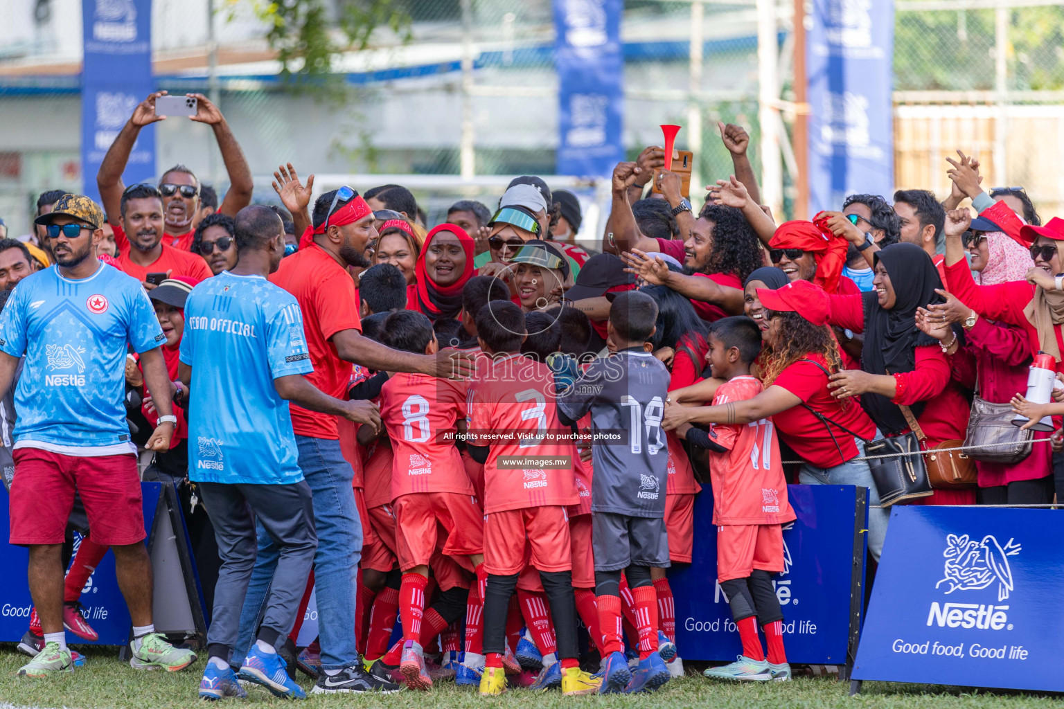 Day 4 of Nestle Kids Football Fiesta, held in Henveyru Football Stadium, Male', Maldives on Saturday, 14th October 2023
Photos: Ismail Thoriq / images.mv