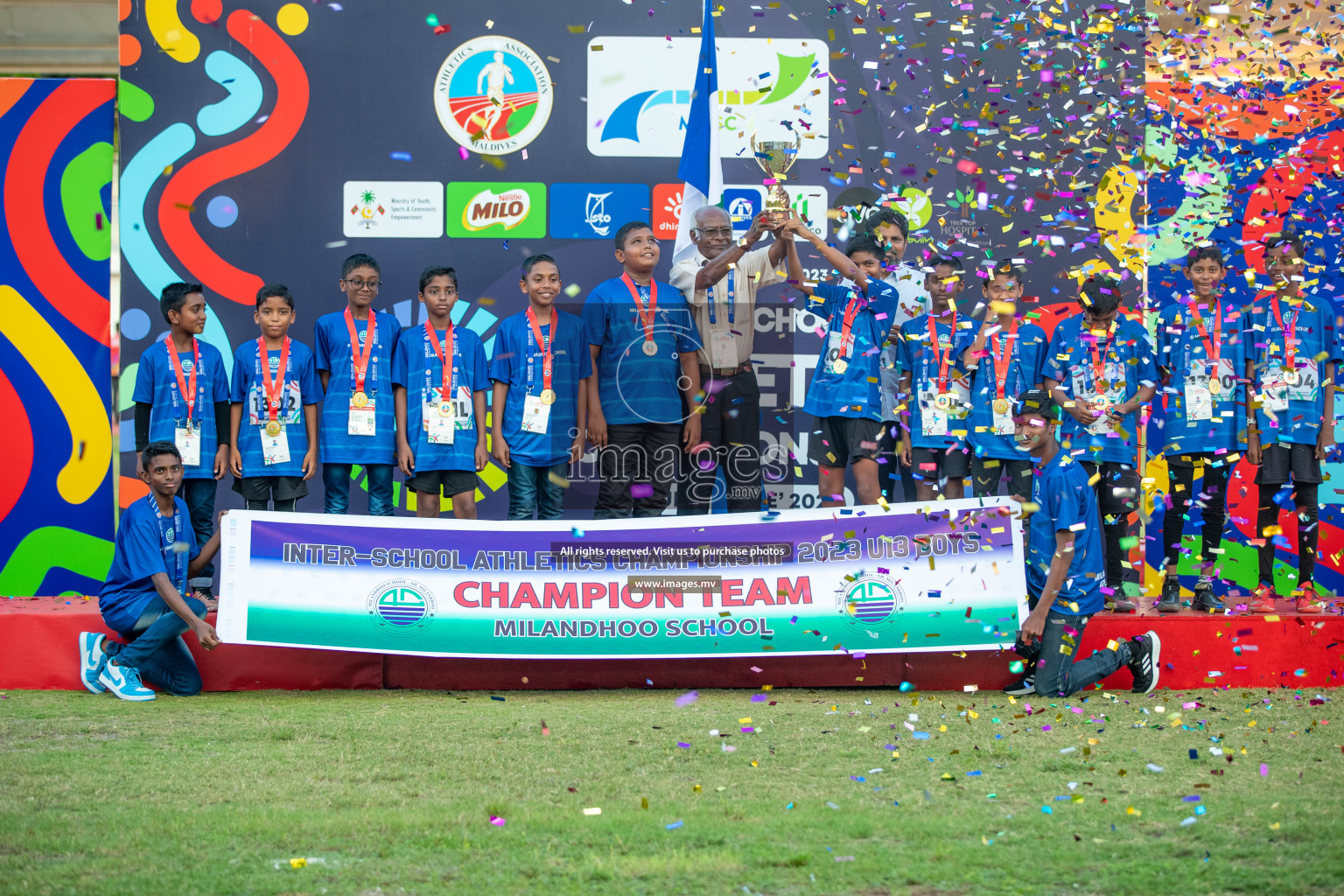 Final Day of Inter School Athletics Championship 2023 was held in Hulhumale' Running Track at Hulhumale', Maldives on Friday, 19th May 2023. Photos: Nausham Waheed / images.mv