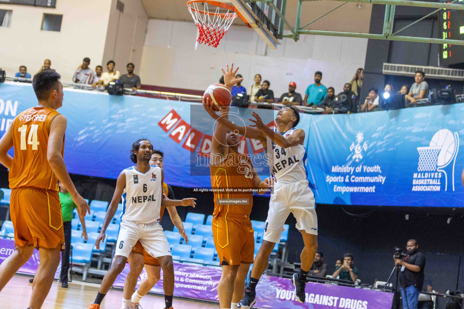 Bhutan vs Nepal in the semi final of Five Nation Championship 2023 was held in Social Center, Male', Maldives on Tuesday, 20th June 2023. Photos: Ismail Thoriq / images.mv