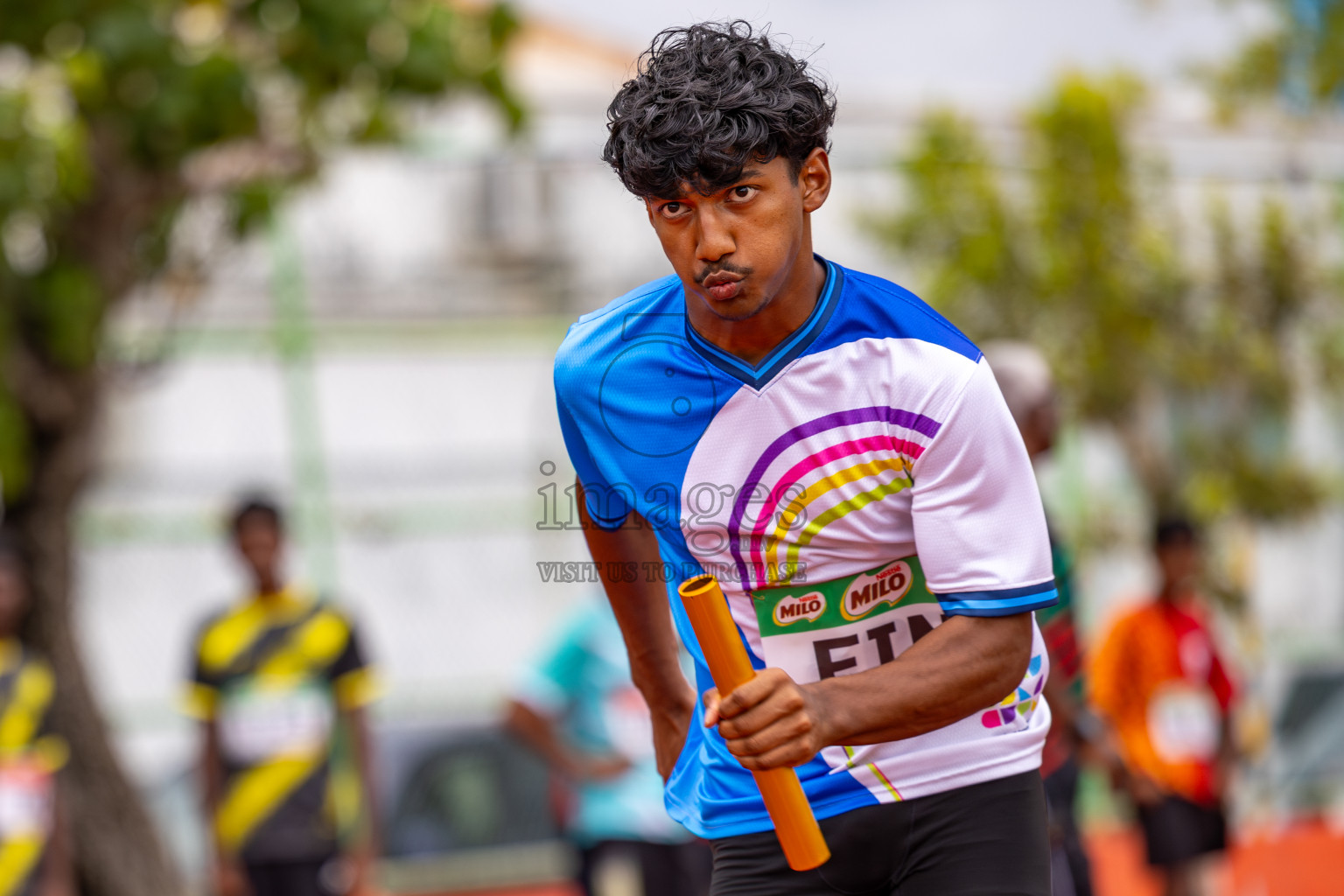 Day 6 of Inter-school Athletics Championship 2025 held in Ekuveni Synthetic Track, Male', Maldives on Sunday, 12th October 2025. Photos by: Ismail Thoriq / Images.mv