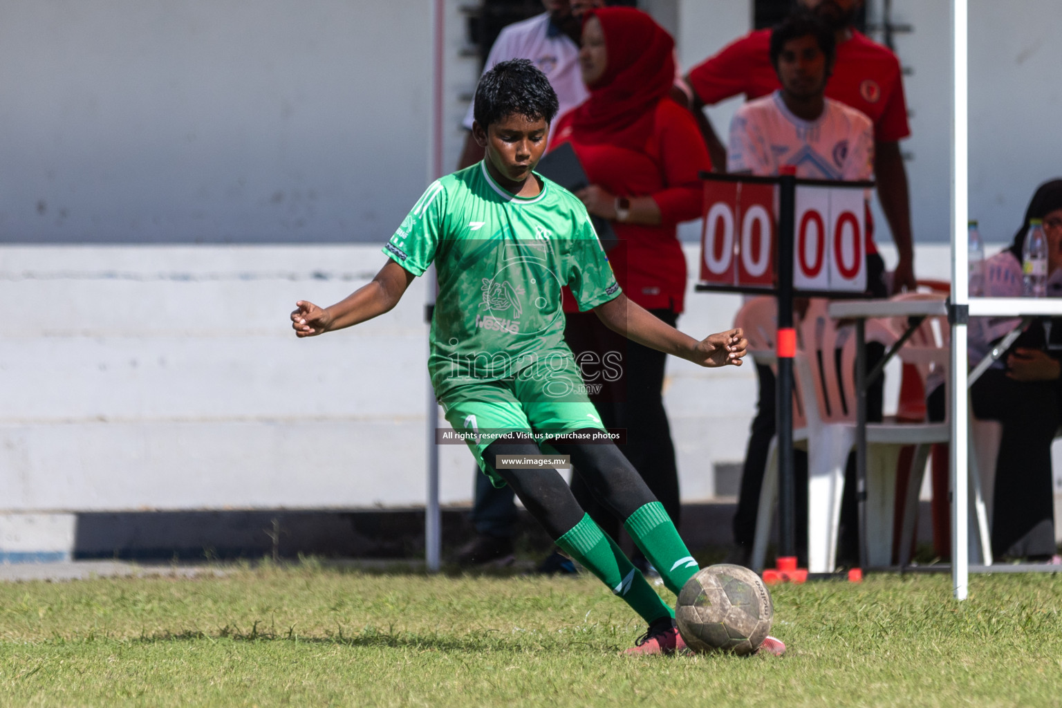 Day 4 of Nestle Kids Football Fiesta, held in Henveyru Football Stadium, Male', Maldives on Saturday, 14th October 2023
Photos: Mohamed Mahfooz Moosa, Hassan Simah / images.mv