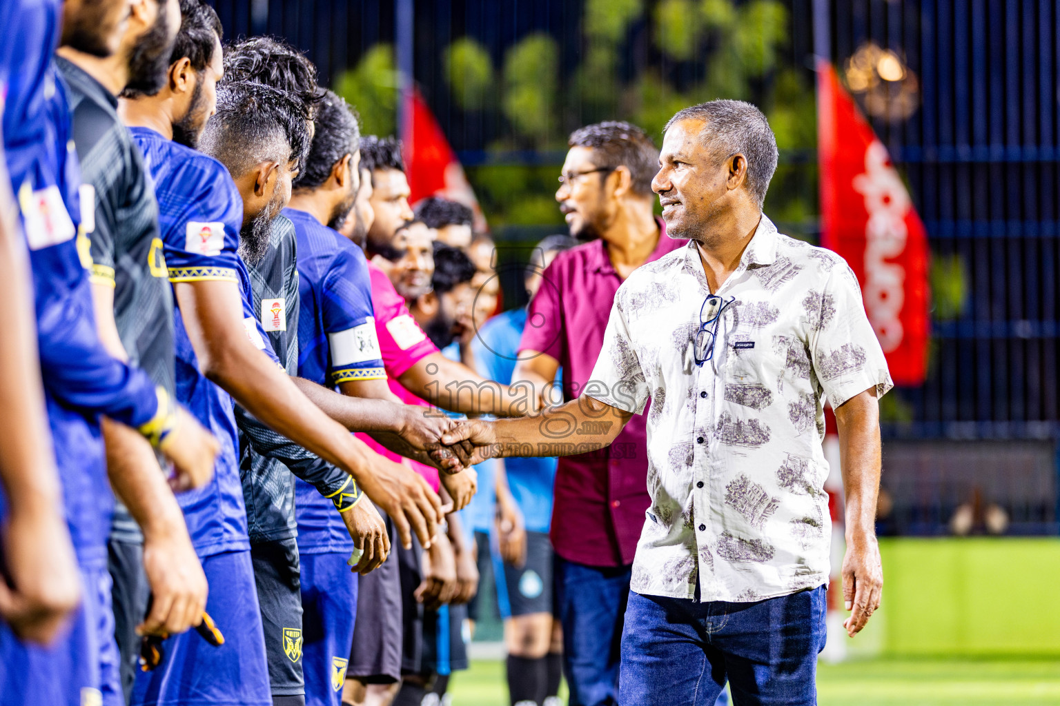 United V vs Eighty Four FC in Day 7 of Eydhafushi Futsal Cup 2024 was held on Sunday , 14th April 2024, in B Eydhafushi, Maldives Photos: Nausham Waheed / images.mv