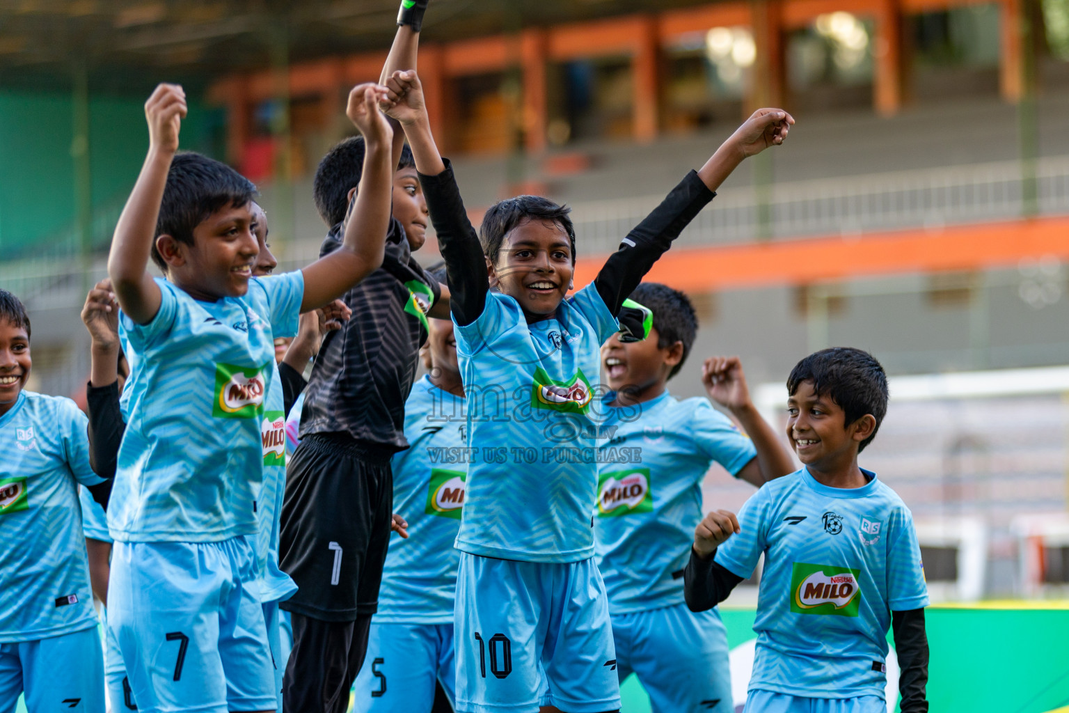 Day 2 of MILO Kids Football Fiesta was held at National Stadium in Male', Maldives on Saturday, 24th February 2024.