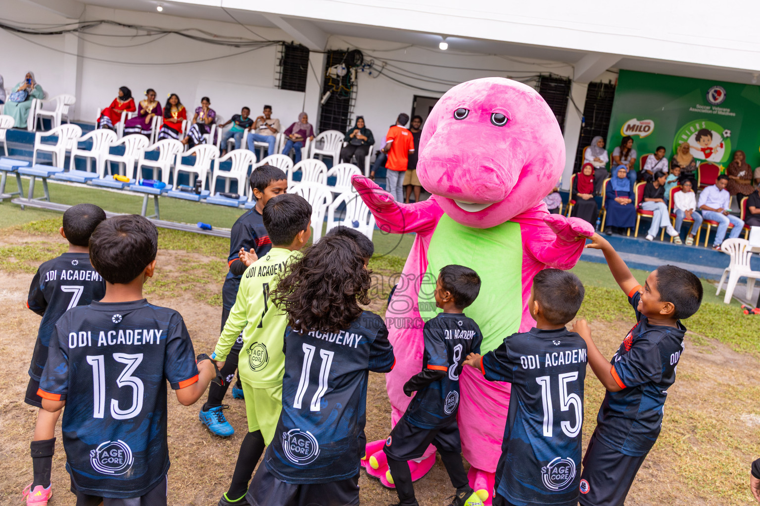 Day 3 of MILO SVAM Juniors 2025 (U-8) was held at Henveiru Stadium in Male', Maldives on Saturday, 28th June 2025. Photos: Ismail Thoriq / images.mv