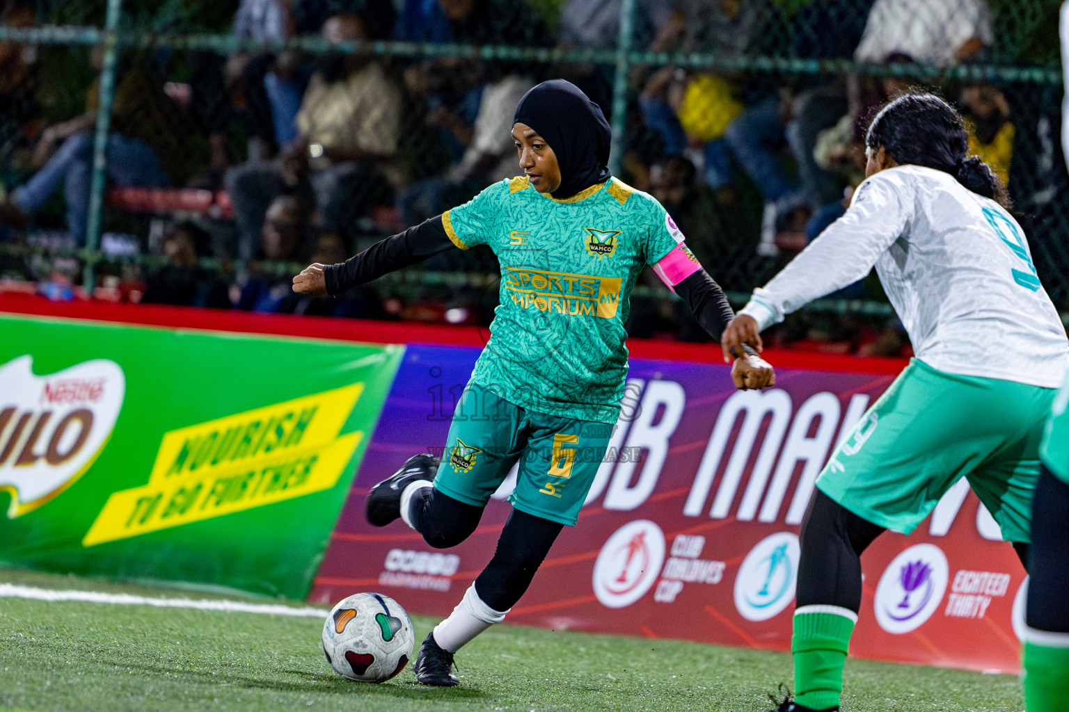 WAMCO vs MPL in Eighteen Thirty 2024  held in Rehendi Futsal Ground, Hulhumale', Maldives on Monday, 9th September 2024. Photos: Nausham Waheed / images.mv