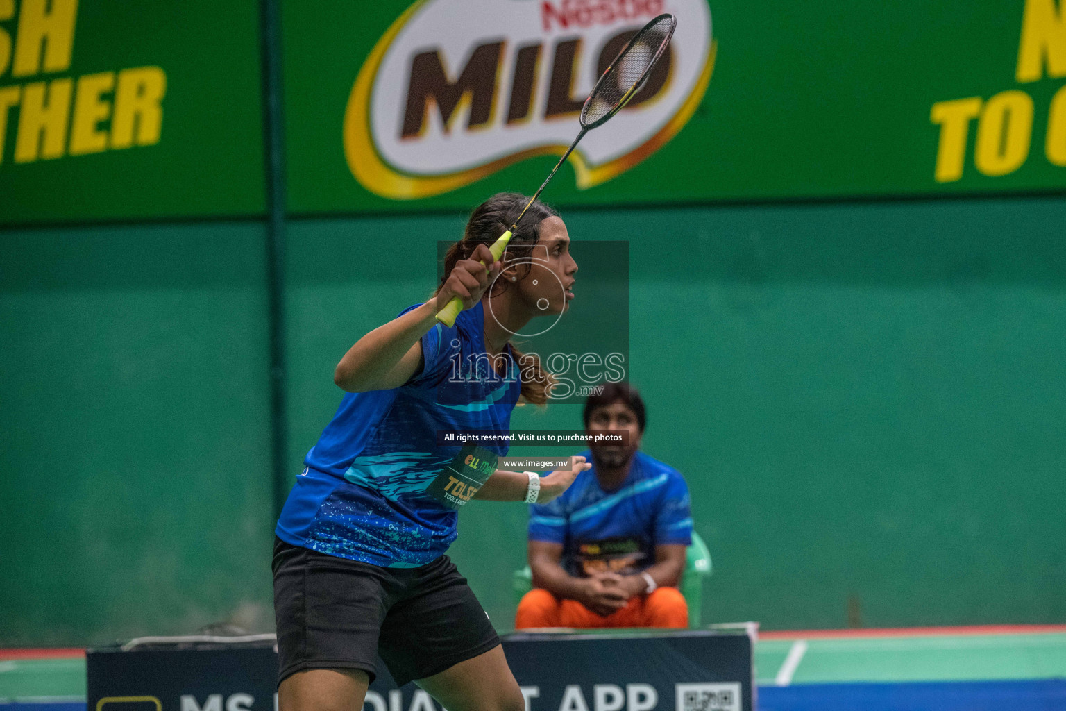 Final of Badminton association mixed group championship 2021 held in Male', Maldives Photos by Nausham Waheed