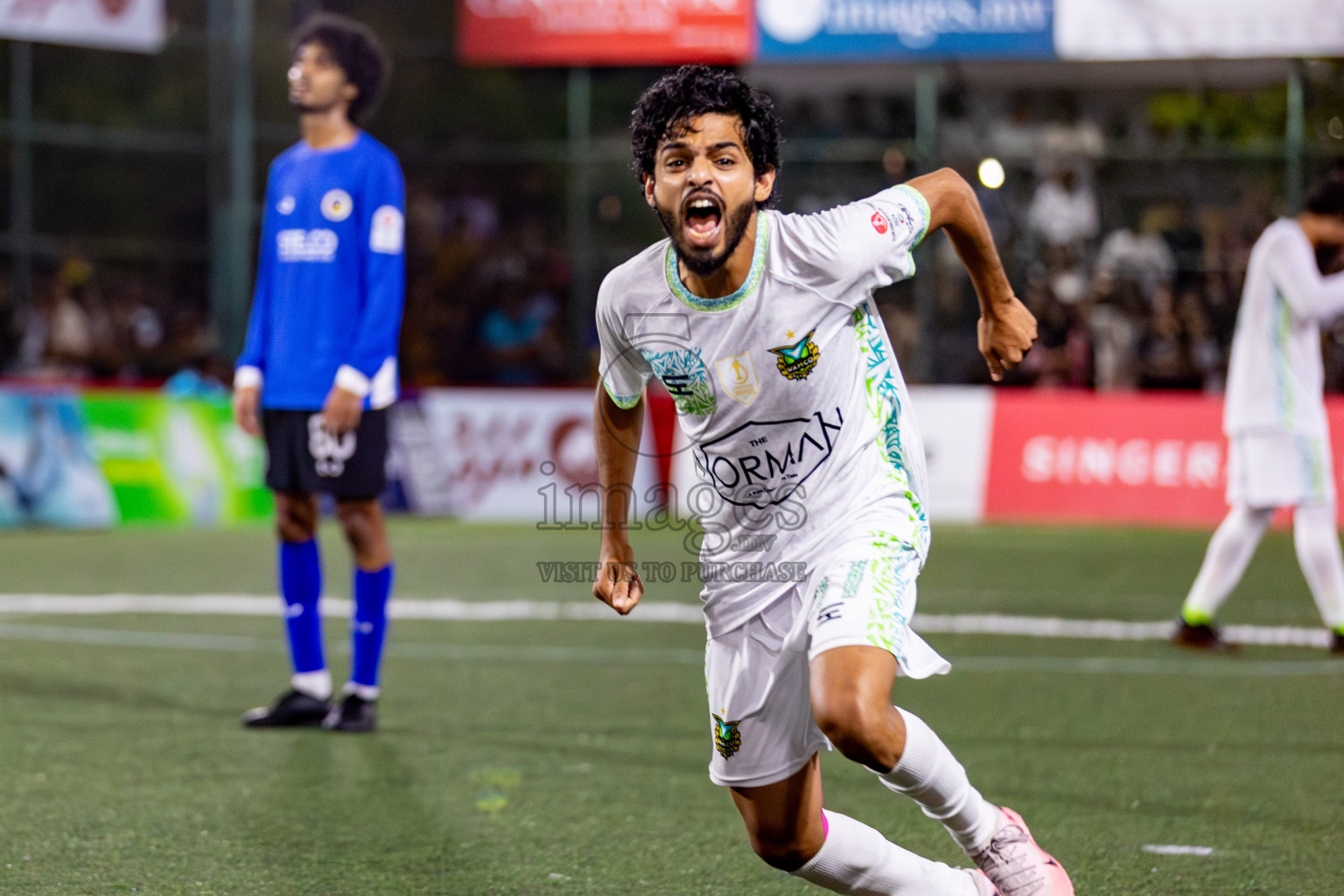 WAMCO vs STELCO RC in the Semi Finals of Club Maldives Cup 2024 held in Rehendi Futsal Ground, Hulhumale', Maldives on Monday, 14th October 2024. 
Photos: Hassan Simah / images.mv