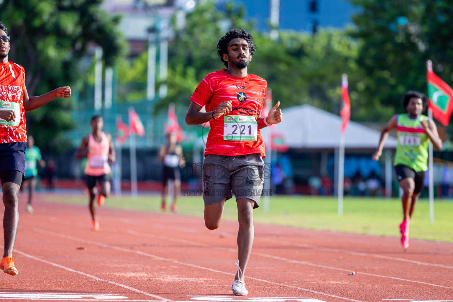 Day 1 of 33rd National Athletics Championship was held in Ekuveni Track at Male', Maldives on Thursday, 5th September 2024. Photos: Nausham Waheed / images.mv