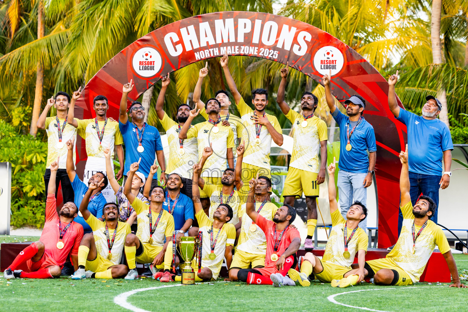 Jumeirah vs Varu in Final of Resort League 2025 (North Male Zone) was held on Saturday, 27th September 2025 in One And Only Reethi Rah Maldives Resort, Photos: Nausham Waheed / images.mv