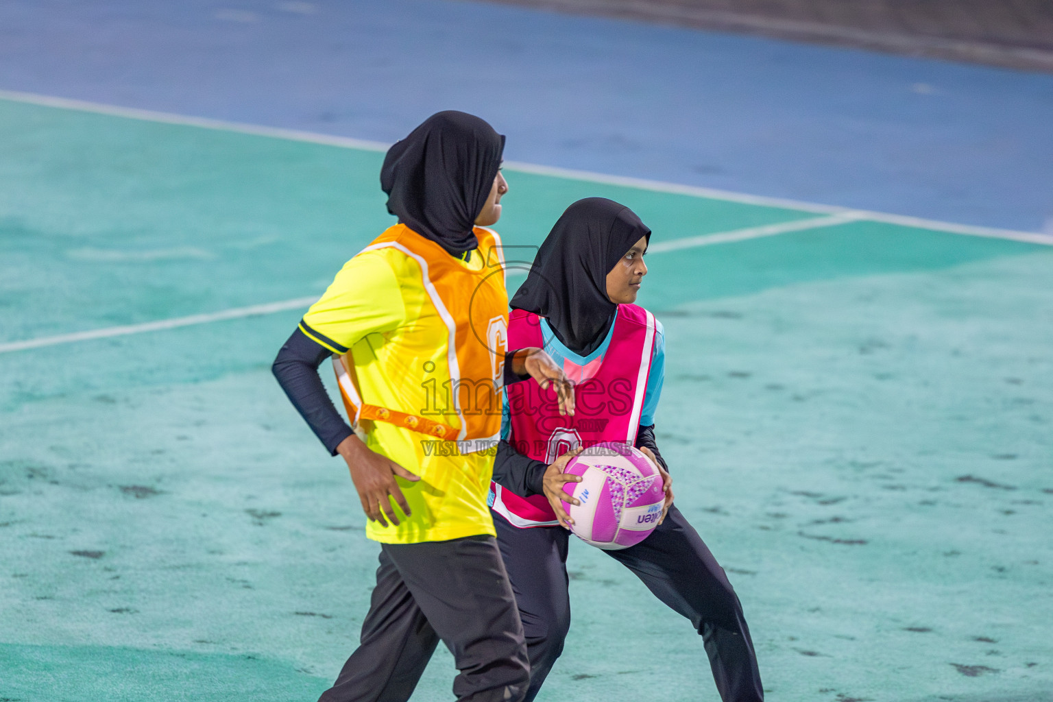 KYRC vs Youth United Sports Club in Division 1 of of National Netball Tournament 2025 held in Ekuveni Netball Court at Male', Maldives on Thursday, 22nd May 2025. Photos: Mohamed Mahfooz Moosa / images.mv