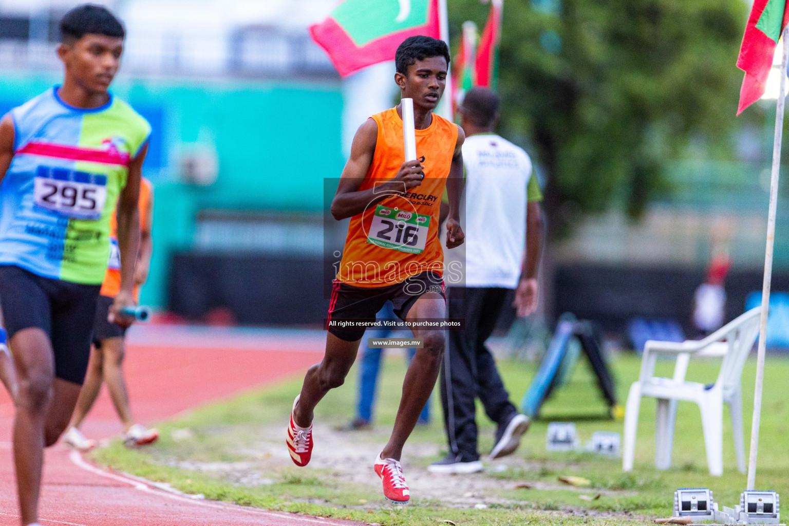 Day 2 of National Athletics Championship 2023 was held in Ekuveni Track at Male', Maldives on Friday, 24th November 2023. Photos: Nausham Waheed / images.mv