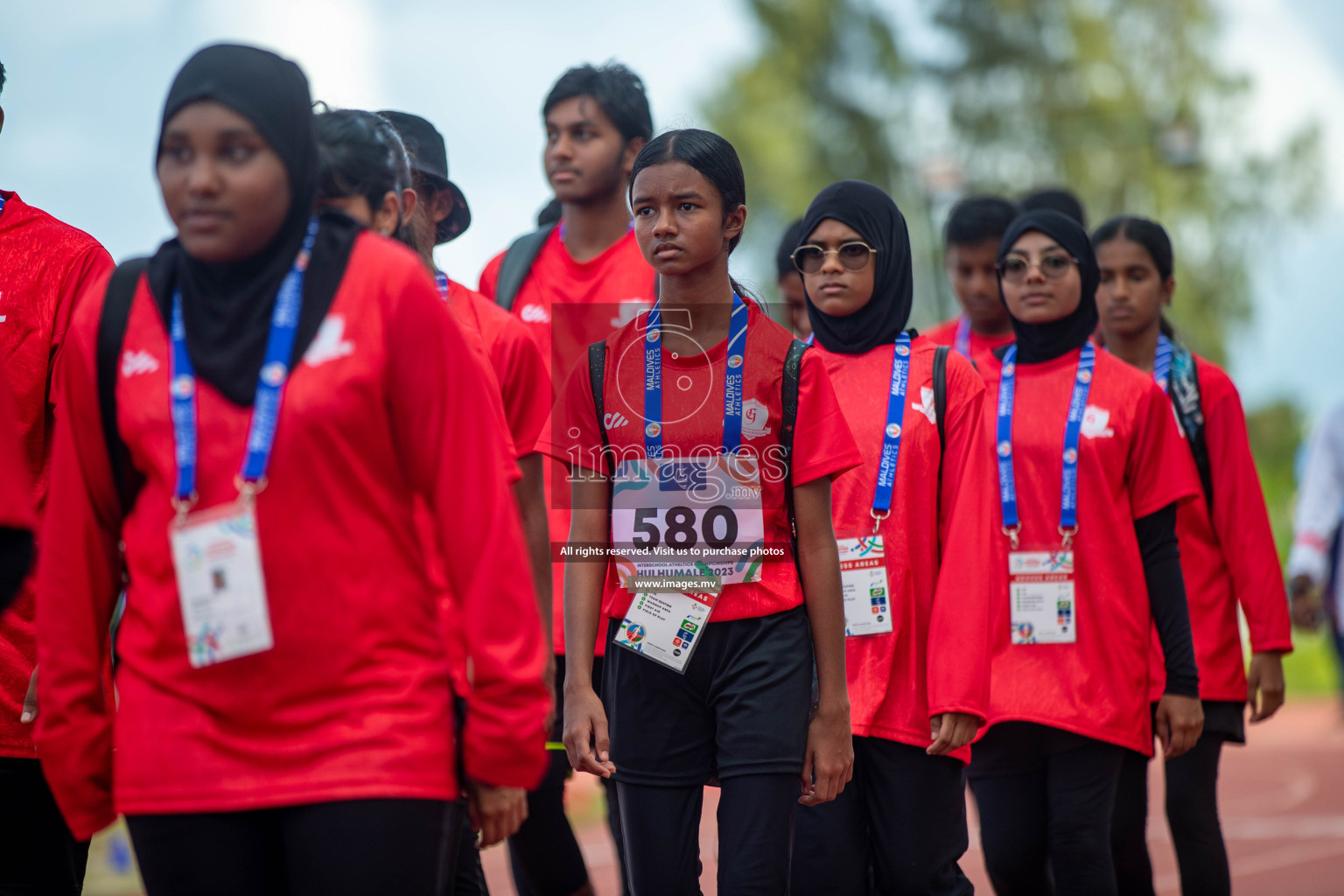 Day one of Inter School Athletics Championship 2023 was held at Hulhumale' Running Track at Hulhumale', Maldives on Saturday, 14th May 2023. Photos: Nausham Waheed / images.mv