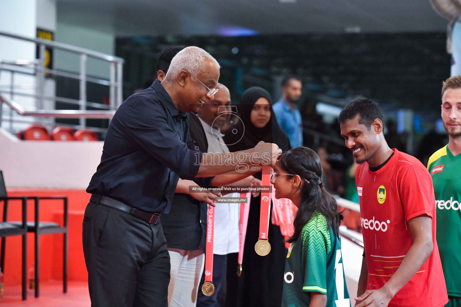 President's Cup 2023 Final - Maziya Sports & Recreation vs Club Eagles, held in National Football Stadium, Male', Maldives  Photos: Nausham Waheed/ Images.mv