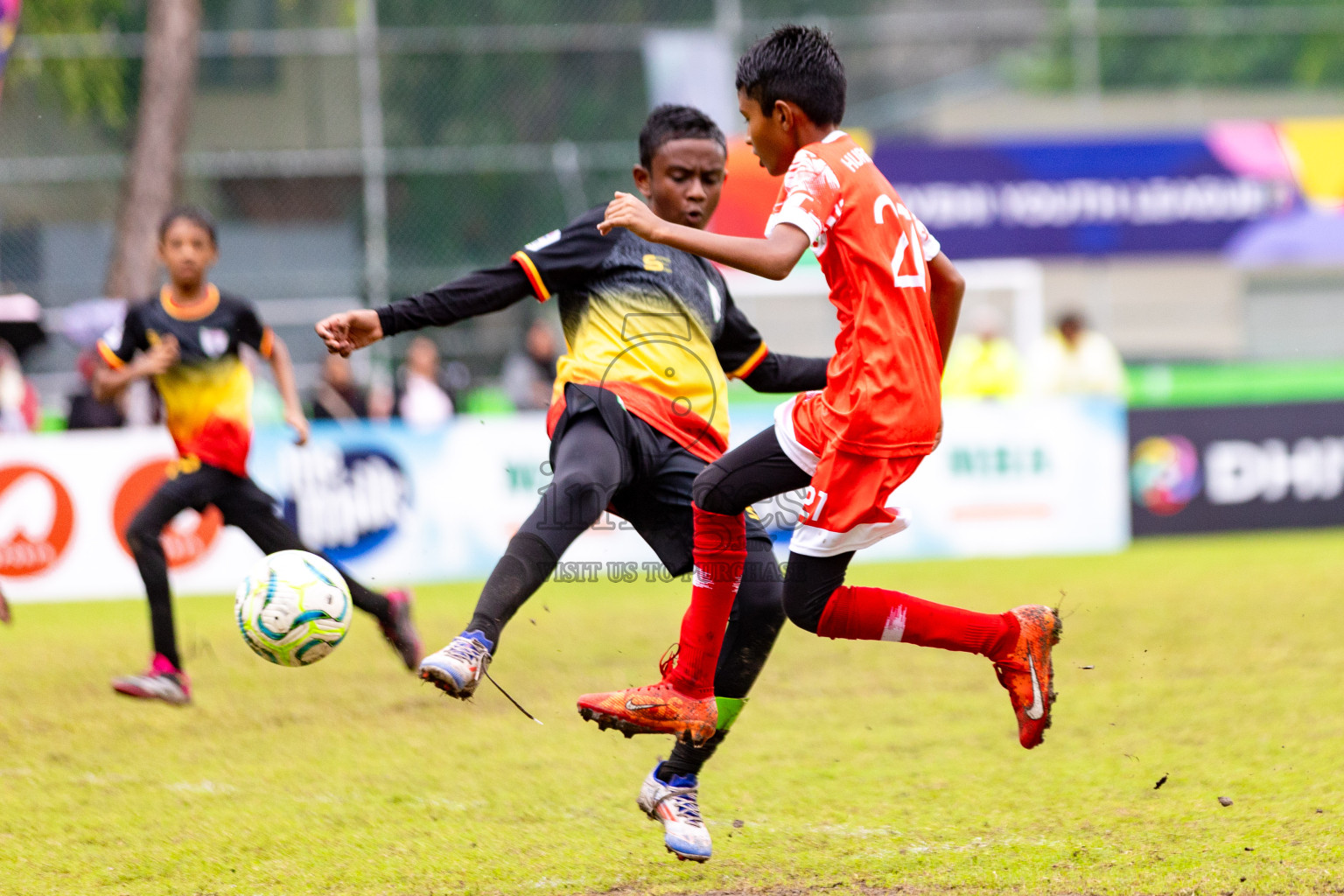 Eagles vs Hurriya in day 6 of Dhivehi Youth League 2024 held at Henveiru Stadium on Saturday 30th November 2024. Photos: Shuu Abdul Sattar/ Images.mv