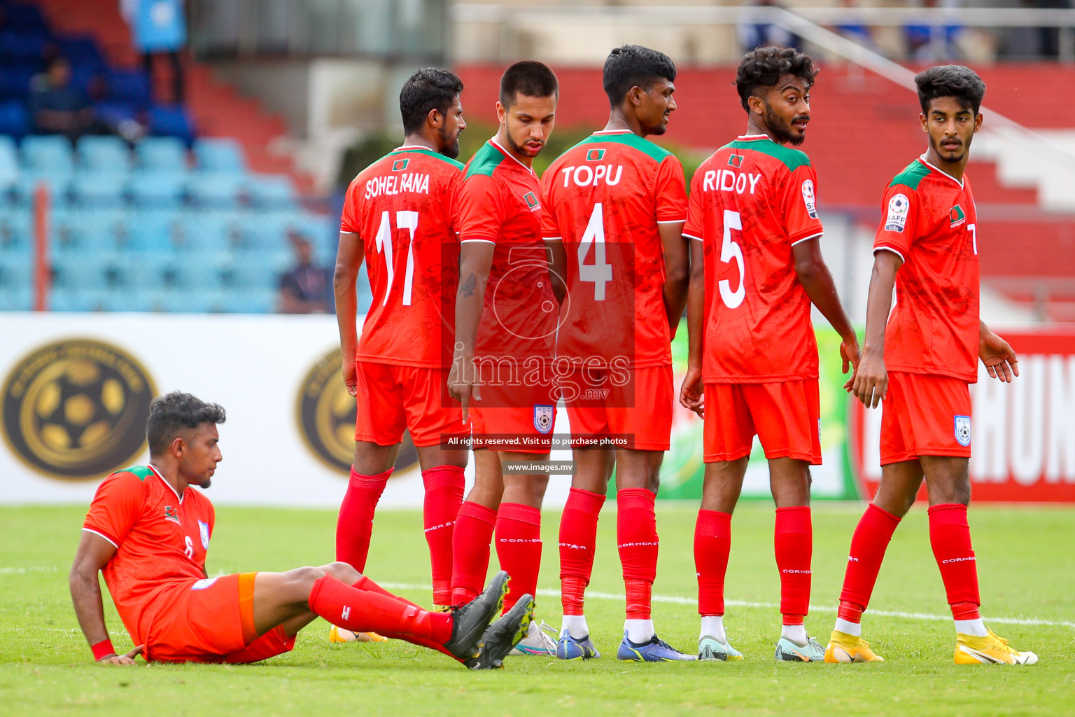 Kuwait vs Bangladesh in the Semi-final of SAFF Championship 2023 held in Sree Kanteerava Stadium, Bengaluru, India, on Saturday, 1st July 2023. Photos: Nausham Waheed, Hassan Simah / images.mv