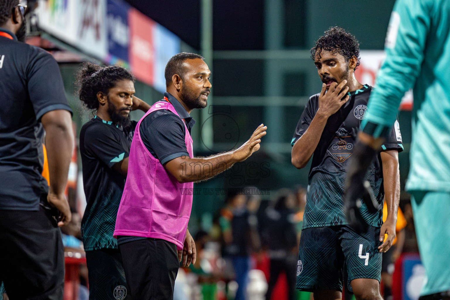 SDFC VS TEAM BADHAHI in Club Maldives Classic 2024 held in Rehendi Futsal Ground, Hulhumale', Maldives on Monday, 9th September 2024. Photos: Nausham Waheed / images.mv