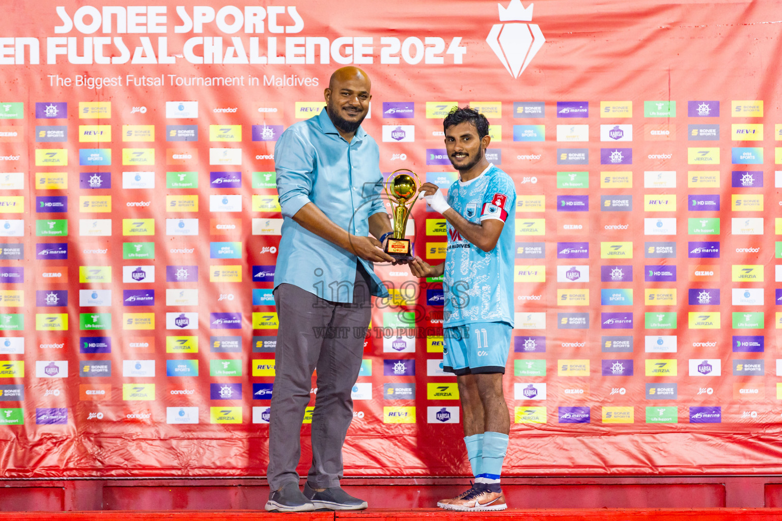 HA Utheemu HA Dhidhdhoo in Day 23 of Golden Futsal Challenge 2024 was held on Tuesday , 6th February 2024 in Hulhumale', Maldives Photos: Nausham Waheed / images.mv