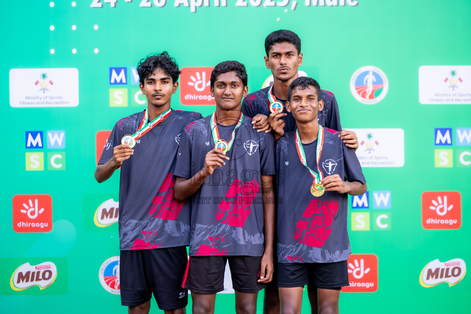 Day 3 of 12th Milo Association Championships was held in Ekuveni Track at Male', Maldives on Saturday, 26th April 2025. Photos: Nausham Waheed  / images.mv