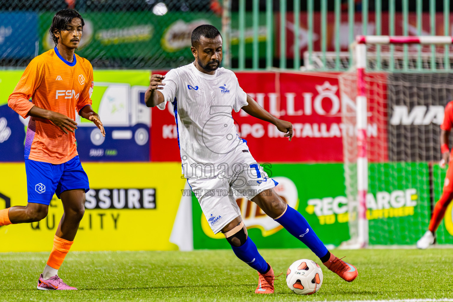 FSM vs FENAKA in Day 5 of Club Maldives Cup 2025 was held in Rehendhi Futsal Ground, Hulhumale', Maldives on Friday, 3rd October 2025. Photos: Areef Adam / Images.mv