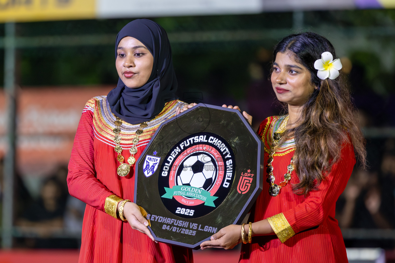 Opening of Golden Futsal Challenge 2025 with Charity Shield Match between L.Gan vs B.Eydhafushi was held on Saturday, 4th January 2025, in Hulhumale', Maldives Photos: Ismail Thoriq / images.mv