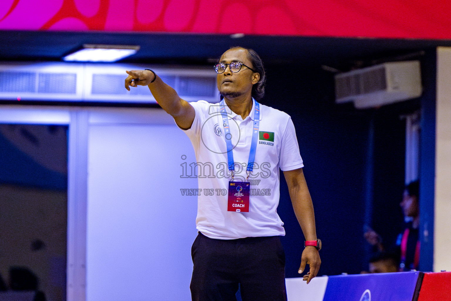Maldives vs Bangladesh in Day 1 of Under 16 Woman's Asian Cup SABA Qualifiers 2025 was held in Social Center, Male', Maldives on 12th June 2025. Photos: Nausham Waheed / images.mv