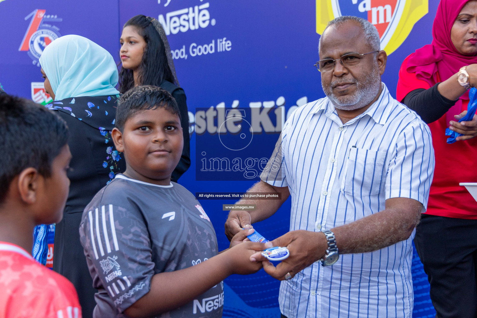 Day 4 of Nestle Kids Football Fiesta, held in Henveyru Football Stadium, Male', Maldives on Saturday, 14th October 2023
Photos: Ismail Thoriq / images.mv