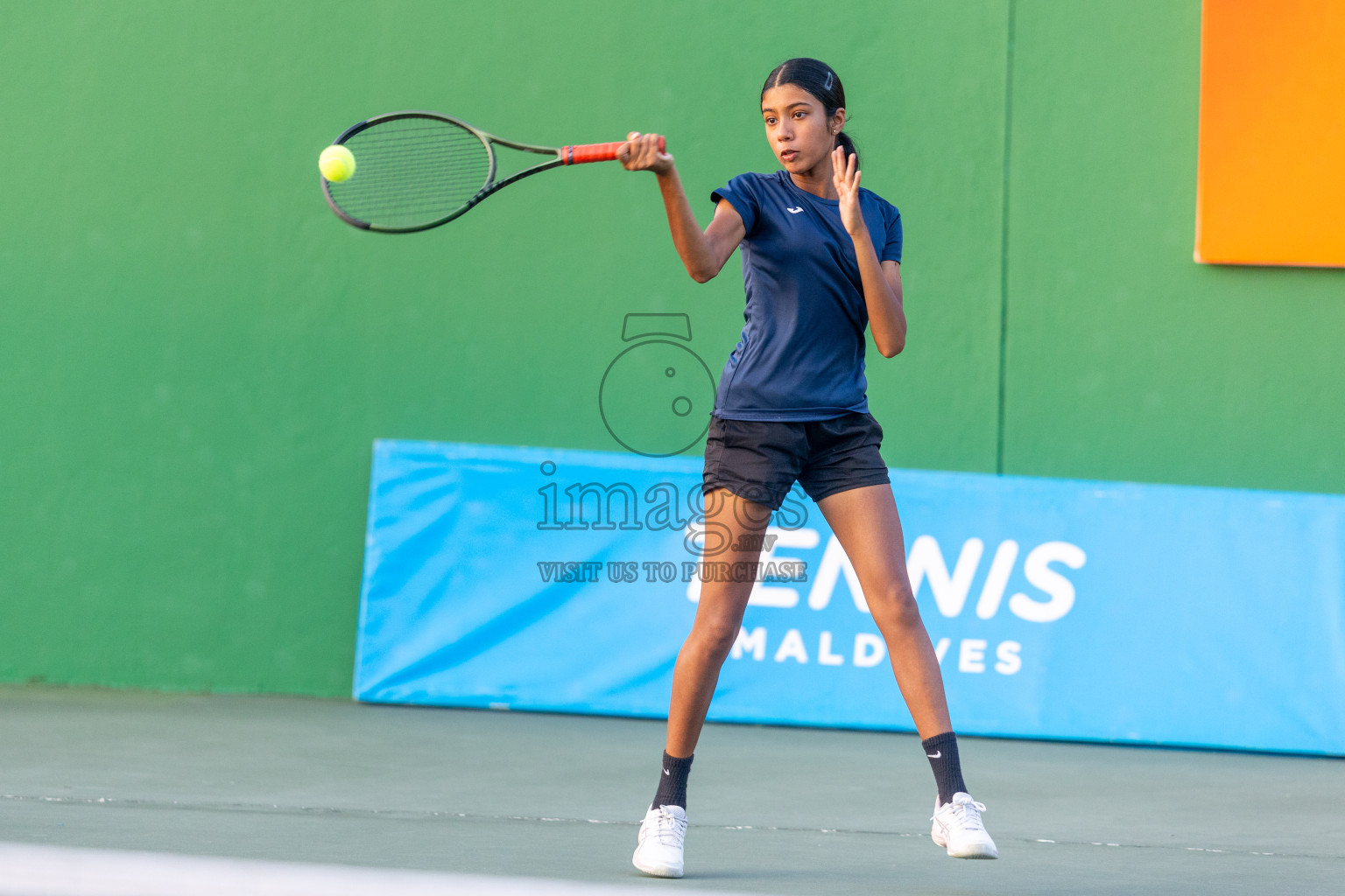 Day 3 of ATF Maldives Junior Open Tennis was held in Male' Tennis Court, Male', Maldives on Wednesday, 11th December 2024. Photos: Ismail Thoriq / images.mv