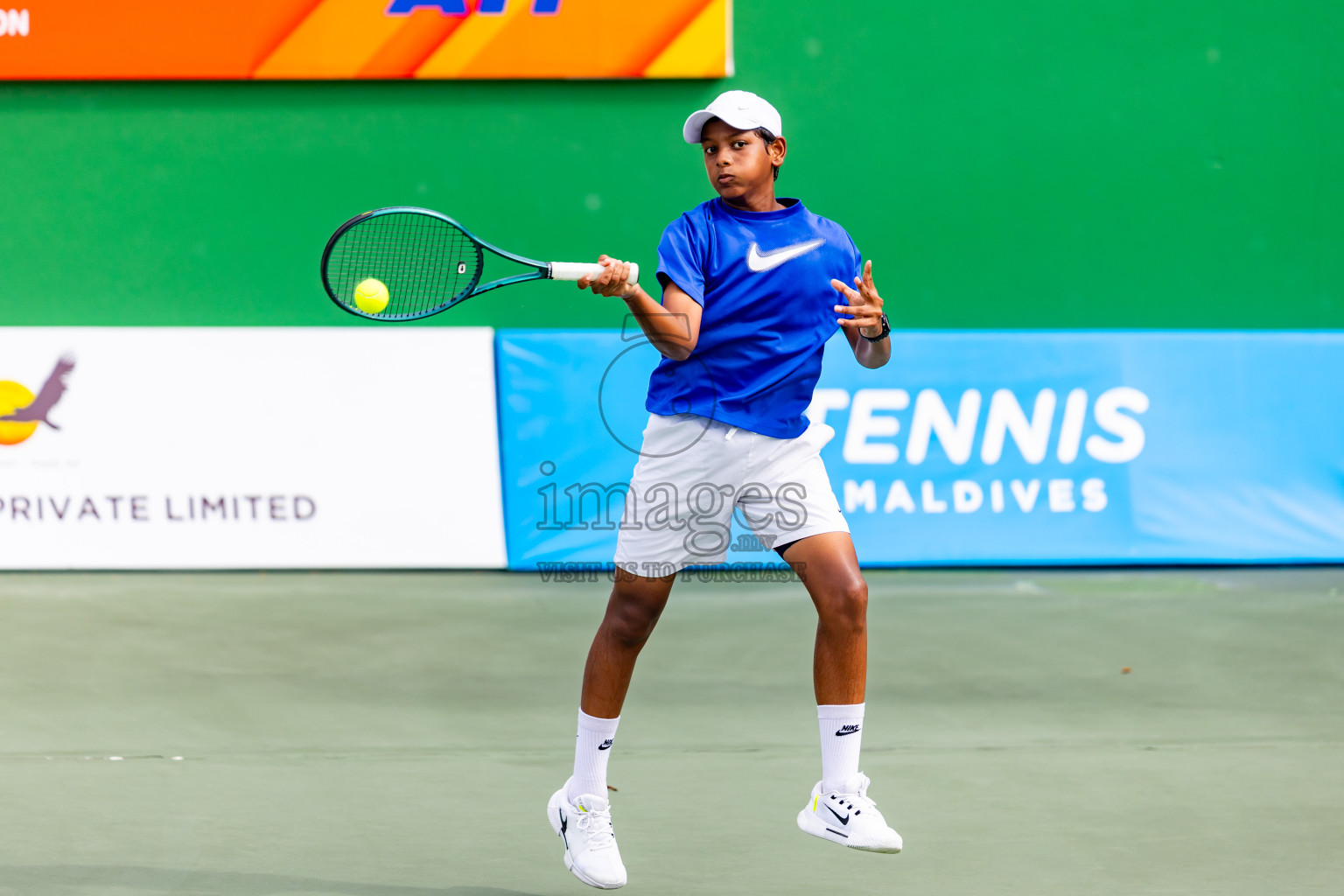 Day 5 of ATF Maldives Junior Open Tennis was held in Male' Tennis Court, Male', Maldives on Monday, 16th December 2024. Photos: Nausham Waheed/ images.mv