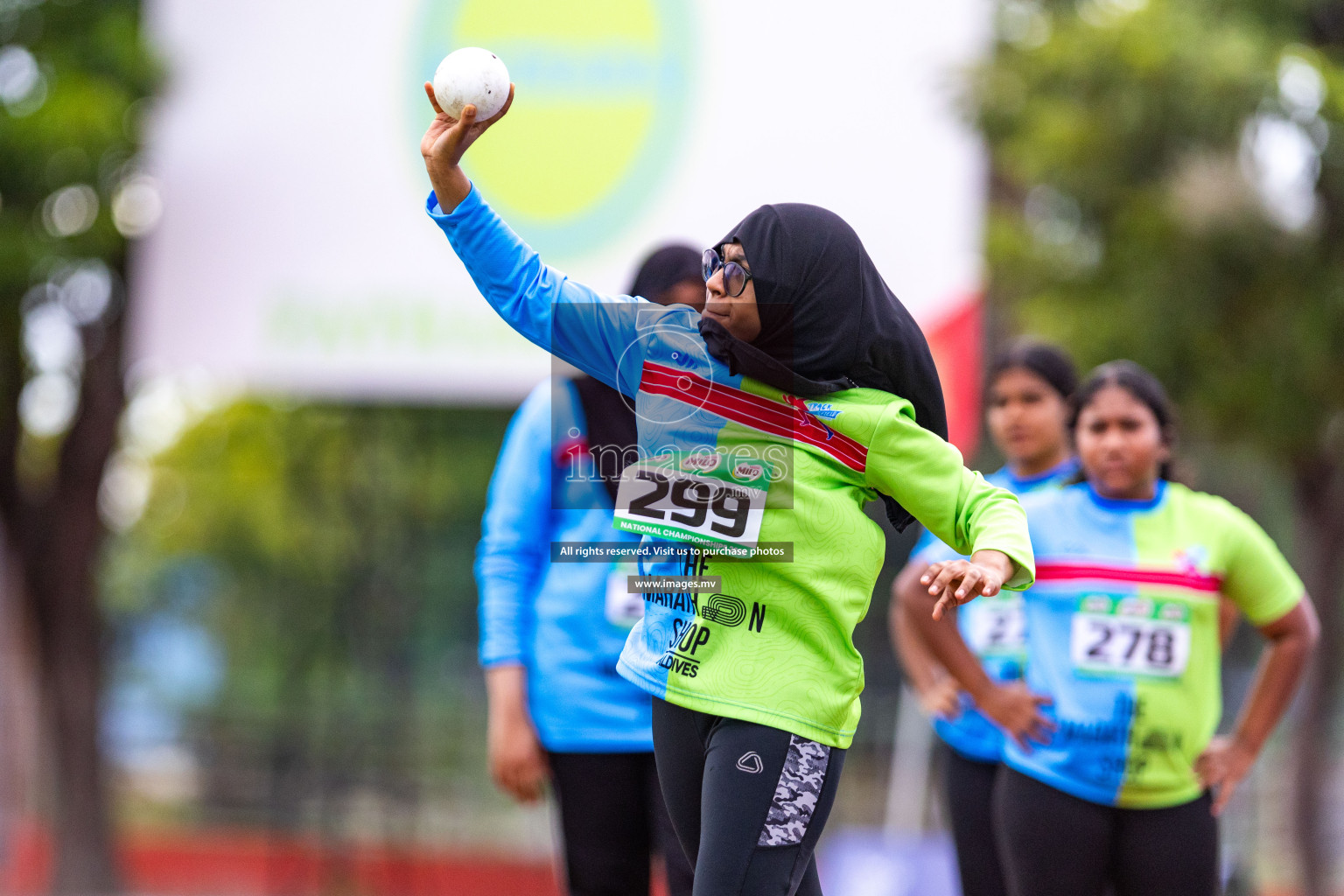 Day 2 of National Athletics Championship 2023 was held in Ekuveni Track at Male', Maldives on Friday, 24th November 2023. Photos: Nausham Waheed / images.mv