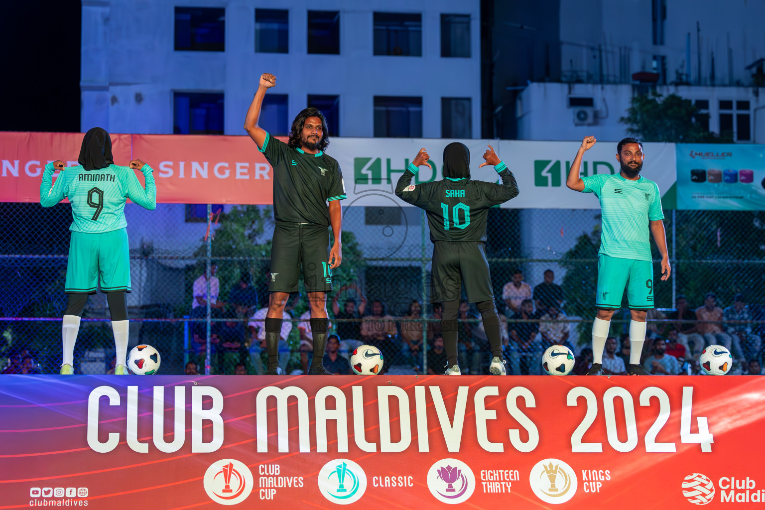 Opening Ceremony of Club Maldives Tournament's 2024 held in Rehendi Futsal Ground, Hulhumale', Maldives on Sunday, 1st September 2024. 
Photos: Ismail Thoriq / images.mv