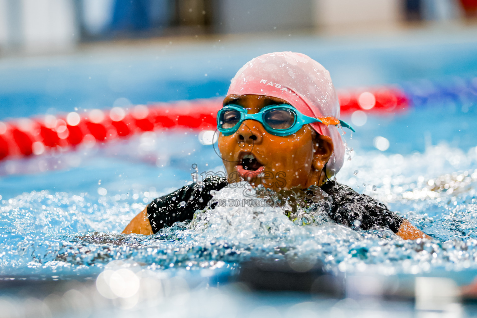 Day 4 of BML 6th National Kids Swimming Kids Festival 2025 held in Hulhumale', Maldives on Thursday, 6th November 2024. 
Photos: Hassan Simah / images.mv