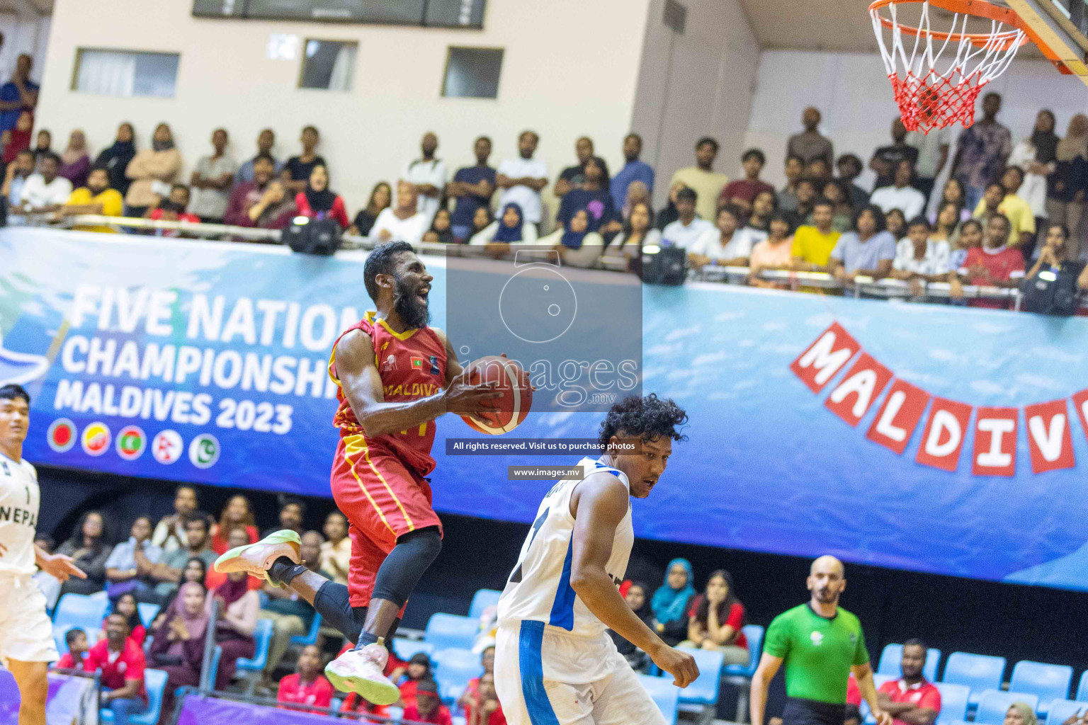 Maldives vs Nepal in Five Nation Championship 2023 was held in Social Center, Male', Maldives on Sunday, 18th June 2023. Photos: Ismail Thoriq / images.mv