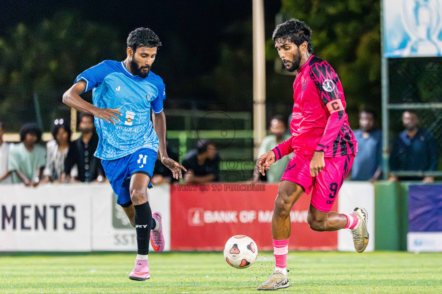 Goalhians VS Foemathi in Day 4 - Fonadhoo Youth Futsal Challenge 2025 held in Fonadhoo Futsal Stadium, L. Fonadhoo, Maldives on Wednesday, 29th October 2025 Photos: Arif Rasheed / images.mv
