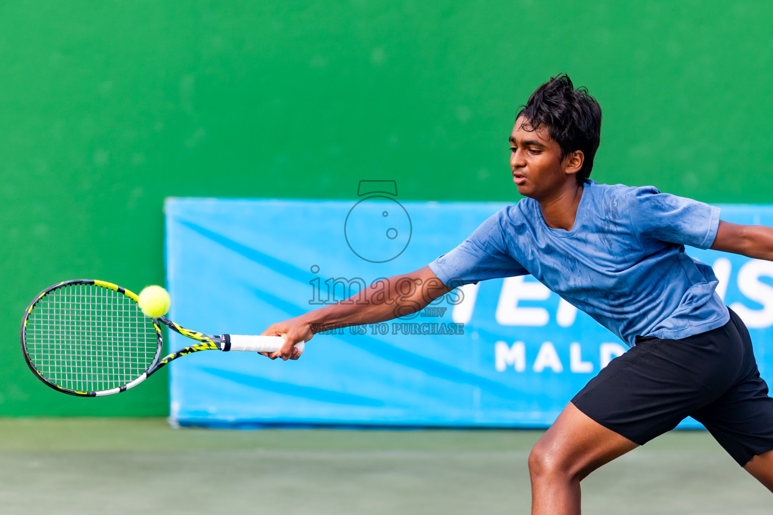 Day 4 of ATF Maldives Junior Open Tennis was held in Male' Tennis Court, Male', Maldives on Thursday, 12th December 2024. Photos: Nausham Waheed/ images.mv