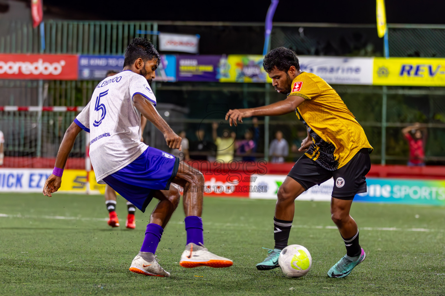 M Naalaafushi vs F Bilehdhoo in Day 32 of Golden Futsal Challenge 2024, held on Saturday, 17th February 2024 in Hulhumale', Maldives 
Photos: Ismail Thoriq / images.mv